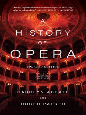 cover image of A History of Opera